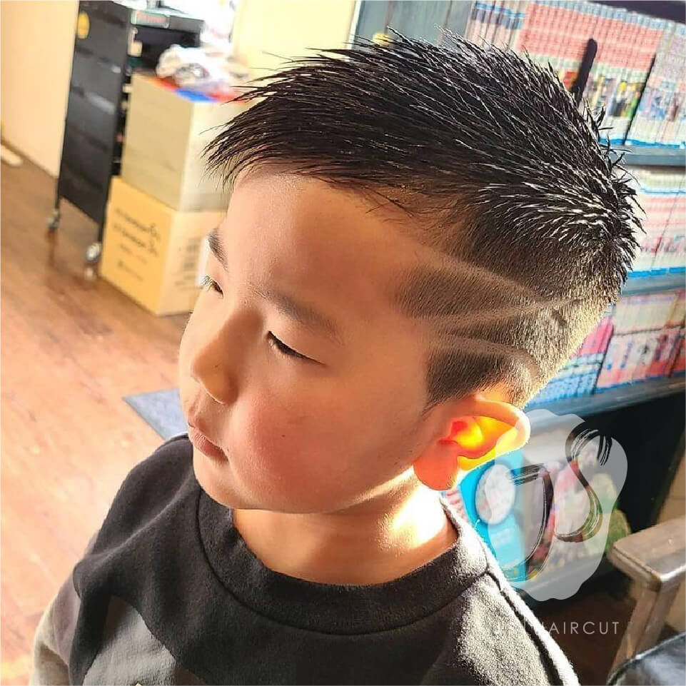 小朋友剪髮推薦, JS Haircut​ -短油頭髮型02