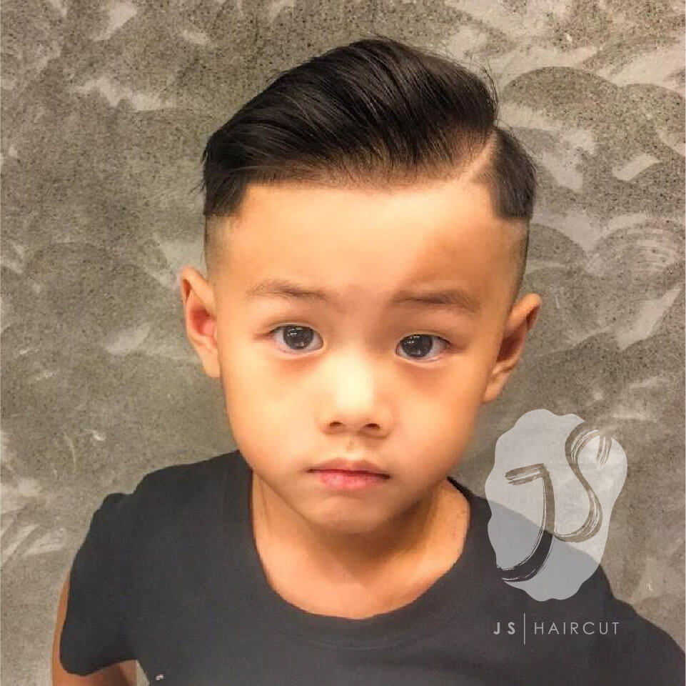 小朋友剪髮推薦, JS Haircut​ -短油頭髮型04